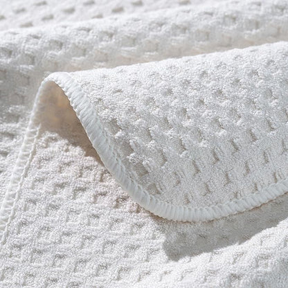 POLYTE Ultra Premium Microfiber Kitchen Dish Hand Towel Waffle Weave, 8 Pack