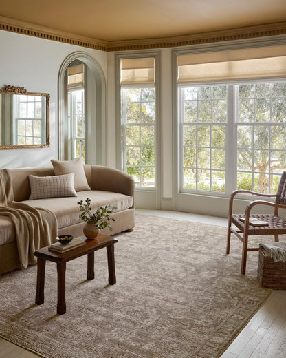 Loloi Magnolia Home by Joanna Gaines Pace Collection PAC-03 Taupe/Wheat 2'-3" x 3'-10" Accent Rug