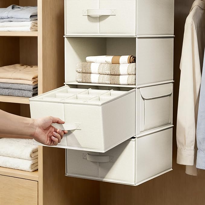 Vailando 6-Shelf Hanging Closet Organizer