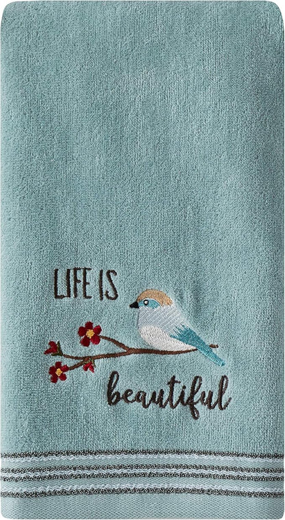 SKL Home by Saturday Knight Ltd. Life Is Beautiful 2 Pc Hand Towel Set