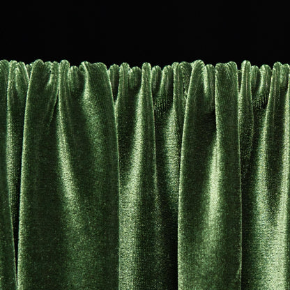 Ice Fabrics Stretch Velvet Fabric by The Yard - 60" Wide Soft Stretchy Fabric for Sewing Clothes, Apparel, Costume, Crafts - 90% Polyester 10% Spandex - Dark Olive Green - 1 Yard