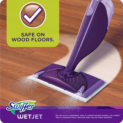 Swiffer WetJet Hardwood Floor Cleaner, Spray Mop Pad Refill
