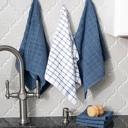 Ritz Premium Kitchen Towel and Dish Cloth Value Set: Highly Absorbent, Super