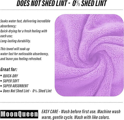 MOONQUEEN 6 Pack Premium Hand Towels
