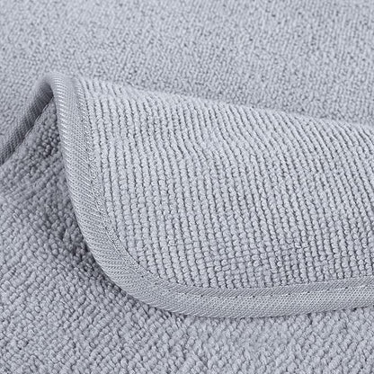 POLYTE Premium Lint Free Microfiber Washcloth Face Towel, 13 x 13 in