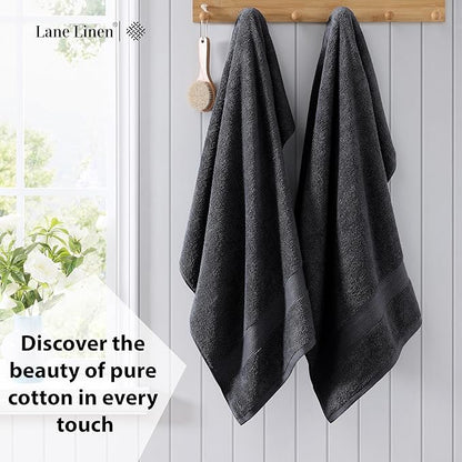 LANE LINEN 100% Luxury Cotton Bath Sheets Set of 4