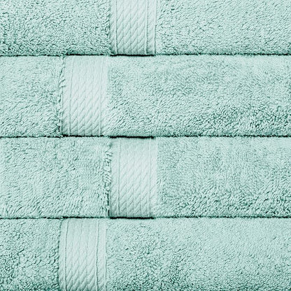 SUPERIOR Egyptian Cotton Pile Hand Towel Set of 4, Ultra Soft Luxury Towels