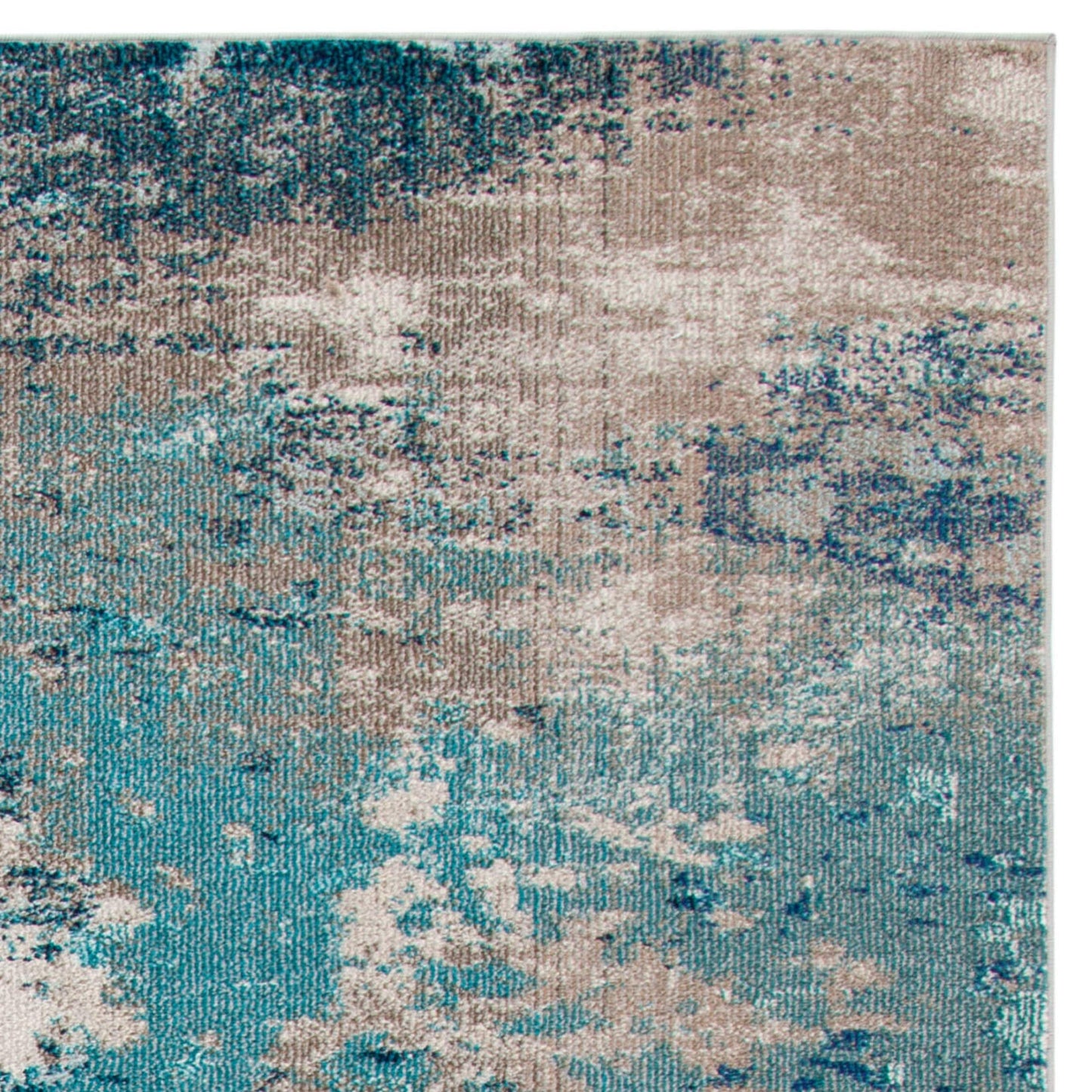 SAFAVIEH Area Rug 8x10 - Madison Collection - Large - Blue & Grey, Modern Boho Abstract Design, Non-Shedding & Easy Cleaning, Ideal for Living Room, Bedroom, Office, Dining Space (MAD440M)