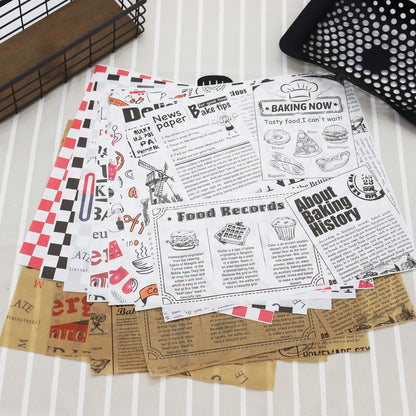 Premium Deli Paper 12"x12"- 200 Pack - Water & Grease Resistant, Greaseproof Liners for Food Boats - Pre Cut Deli Sandwich Wrappers - Food Basket Sheets for BBQ, Picnic, Tray Liner