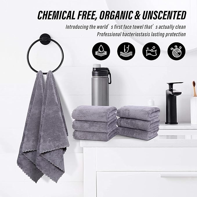 MOONQUEEN 6 Pack Premium Hand Towels