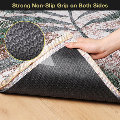 NENSIUM Rug Pad 3' Round Non Slip for Hardwood Floors, 1/8” Extra Thick Waterproof Felt Carpet Pad, Low Profile Underlay for Area Rugs, Safe for LVP & All Floor Finishes, Odorless & Soundproof
