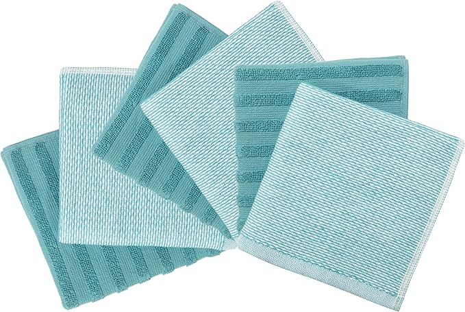Bumble Premium Dish Cloths 13"x13" | 100% Natural Ring Spun Cotton | 400 GSM |