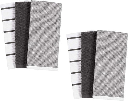 KAF Home Ayesha Curry Mixed Utility Kitchen Towel Set, Mixed Terry Kitchen