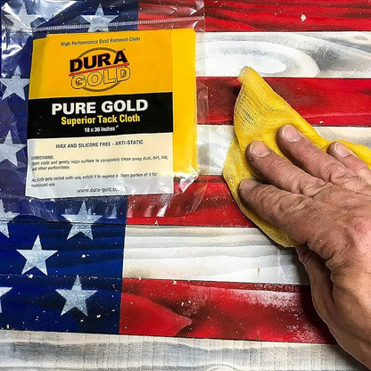 Dura-Gold - Pure Gold Superior Tack Cloth, Woodworking, Automotive Paint