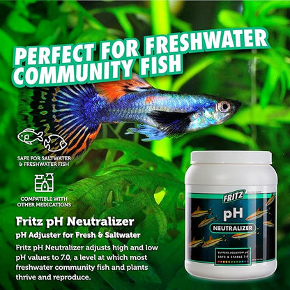 Fritz Aquatics 80287 Fritz pH Neutralizer for Fresh and Salt Water Aquariums, 3-LBS