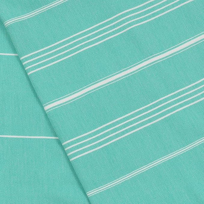 Bersuse Towels Anatolia XL Beach Blanket Throw Blanket Turkish Towel 100% Cotton Extra-Large Quick-Dry Lightweight Premium Peshtemal Towel - 61x82 Inches, Mint Green