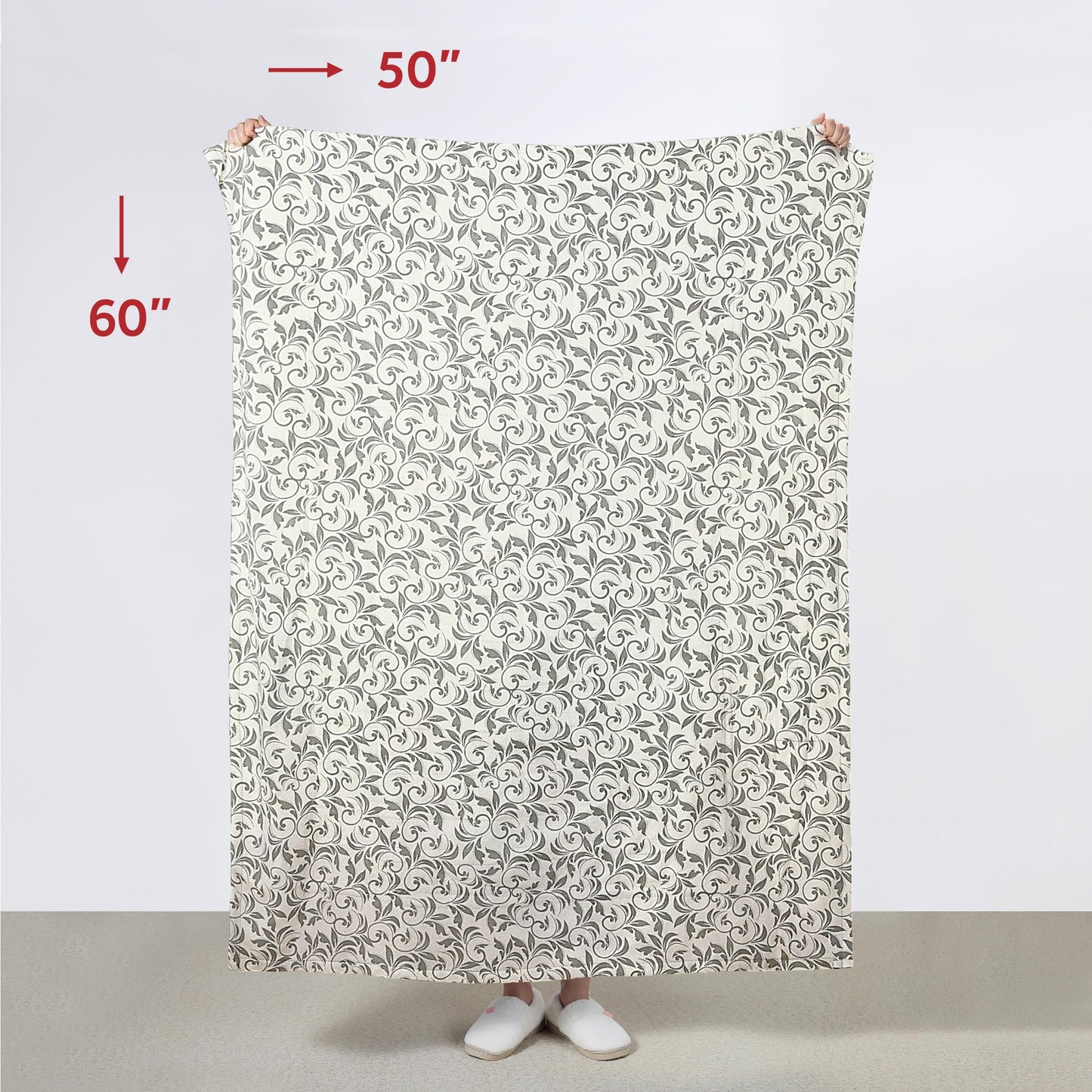 Sunbeam Electric Throw Royal Mink Sherpa Heated Blanket, 4 Heat Settings, 4-Hour Auto Shut-Off, Fast Heating, Luxurious and Ultra Comfy, Night Fog Color, 50" x 60"