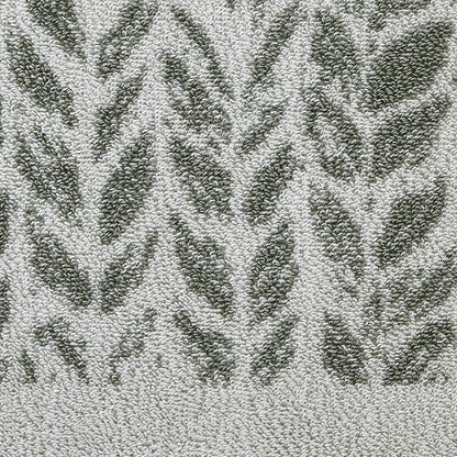 SKL Home Distressed Leaves 100% Turkish Cotton Premium 2-Piece Hand Towel Set