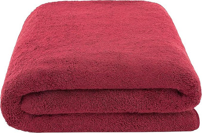 American Soft Linen 100% Cotton 600 GSM Turkish 40x80 Oversized Bath Towel Sheet