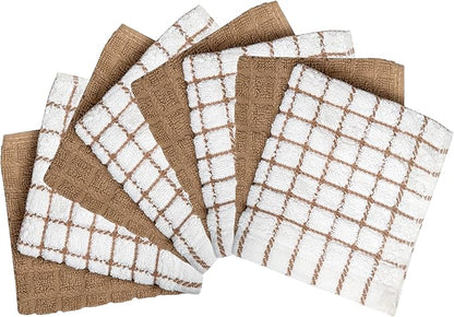Bumble Dish Cloths | 12" x 12" | 100% Cotton Kitchen Towels | 405 GSM | Soft