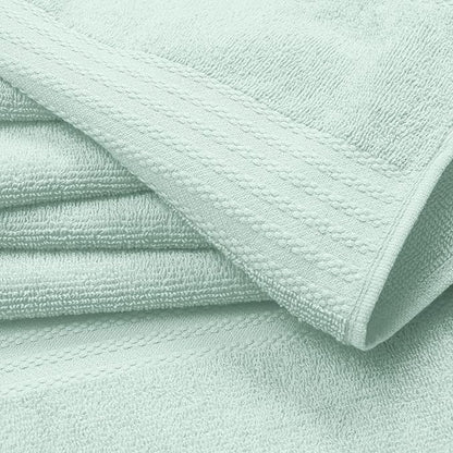 GLAMBURG Ultra Soft 6-Piece Hand Towel Set 16x28-100% Ringspun Cotton