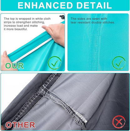 2 Pack XL Travel Laundry Bag, Machine Washable Dirty Clothes Organizer