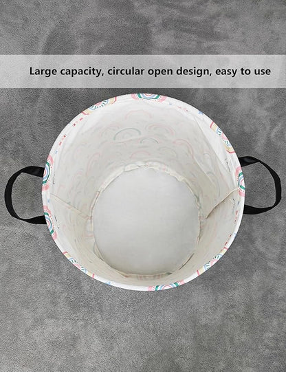 QUEENLALA Large Storage Basket, Laundry Hamper/Bathroom/Home Decor/Collapsible