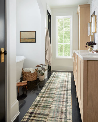 Loloi Chris Loves Julia Humphrey Collection HUM-03 Forest/Multi 5'-0'' x 7'-0'' .38" Pile Height, Area Rug feat. CloudPile