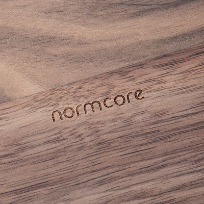 Normcore 3 Pack Wooden Serving Trays, Wood Serving Tray Wooden Decorative Coffee Tea Platter, Genuine American Walnut Serving Platters Set, Set of 3 for Living Room, Coffee Table, Home Decor