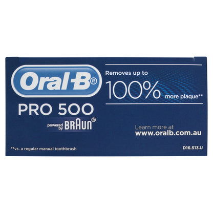 Oral-B CrossAction PRO 500 Electric Toothbrush, Multicolor