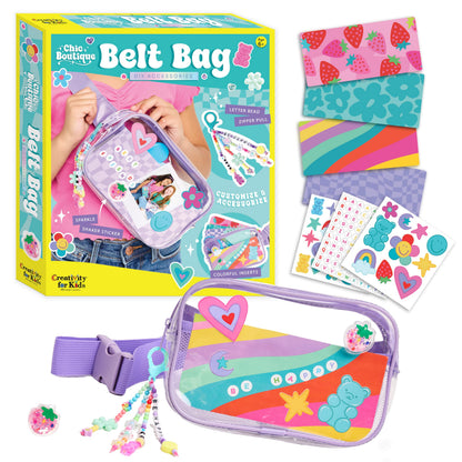 Creativity for Kids Chic Boutique Belt Bag: DIY Girls Fashion Kit, Arts and Crafts Kit, Birthday Gifts for Girls & Spring Crafts (Ages 6+)