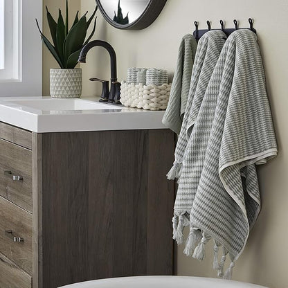 SKL Home Longborough 100% Turkish Cotton Premium 2-Piece Hand Towel Set