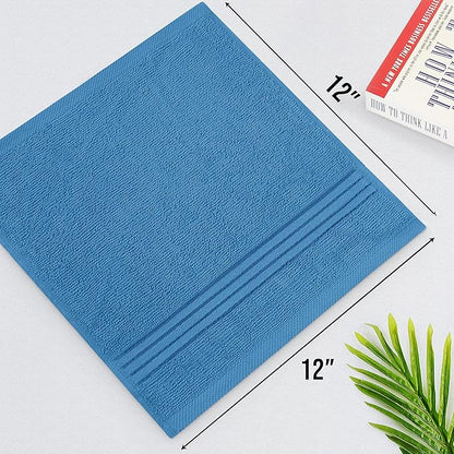 Utopia Towels Wash Cloths Set, 12 by 12 Inches, 100% Cotton Ring Spun, Highly