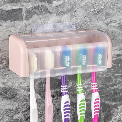 5 Slots Wall Mount Toothbrush Holder