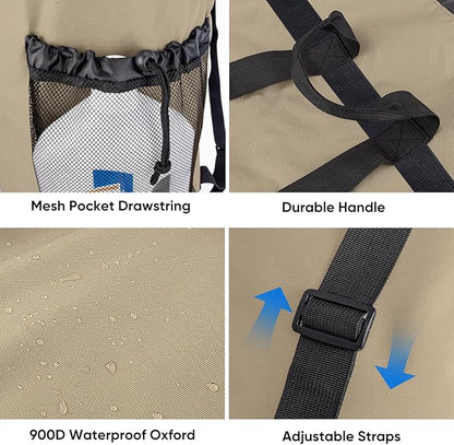 BALEINE 150L Laundry Bag Backpack, 900D Oxford Fabric Large Travel Laundry Bags