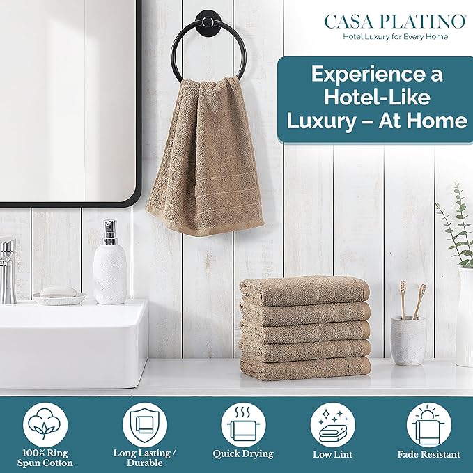 Casa Platino Bathroom Hand Towels