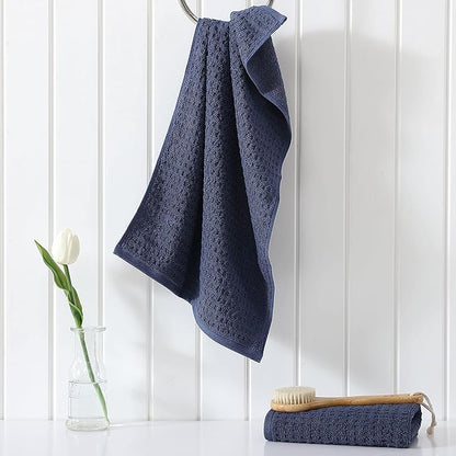 Tommy Bahama- Hand Towel Set, Highly Absorbent Cotton Bathroom Decor, Low