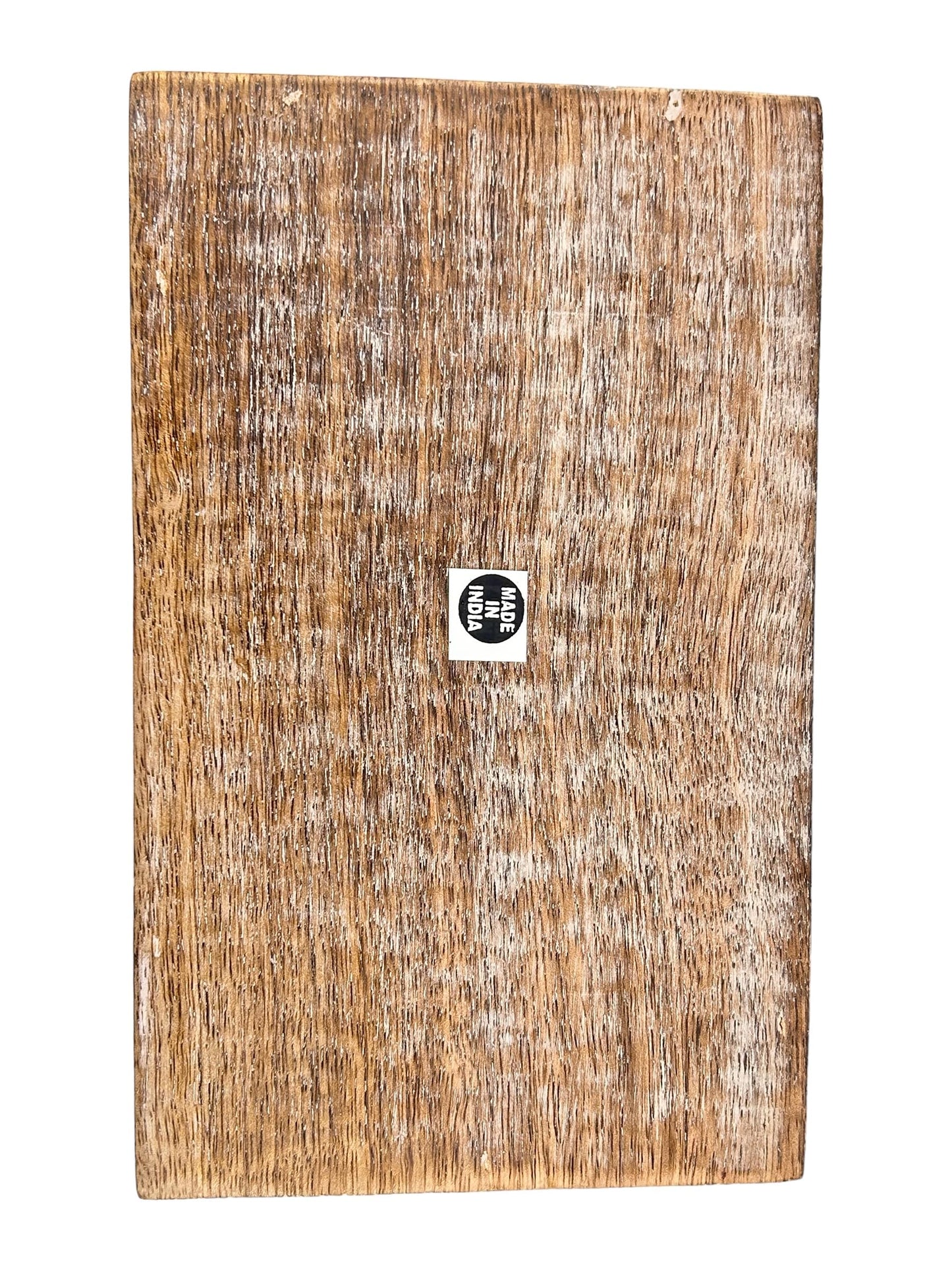 S.B.ARTS Premium Handmade Wooden Treasure Chest Decorative Trunk for Keepsakes Semicircular Curved Floral Jewellery Box Trinket Box Ladies Jewellery Storage Case Handcrafted Home Decor (White & Brown)