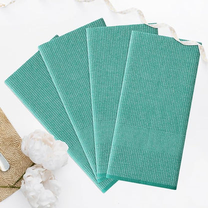 Homaxy Premium Kitchen Towels, Large Cotton Kitchen Hand Towels, Flat and Terry