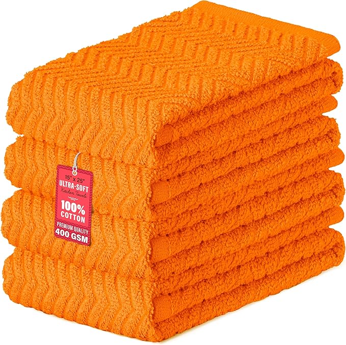 DecorRack 100% Cotton Kitchen Towels