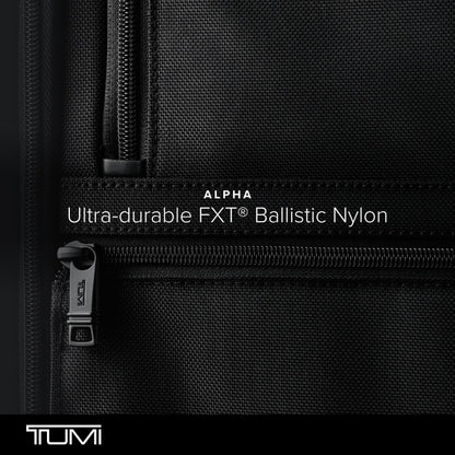 TUMI - Alpha Electronic Cord Pouch - Slim Zip Entry Travel Tech and Cable, Charger and Small Accessory Organizer - Black