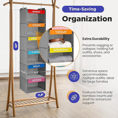 Handy Laundry Hanging Clothes Organizer