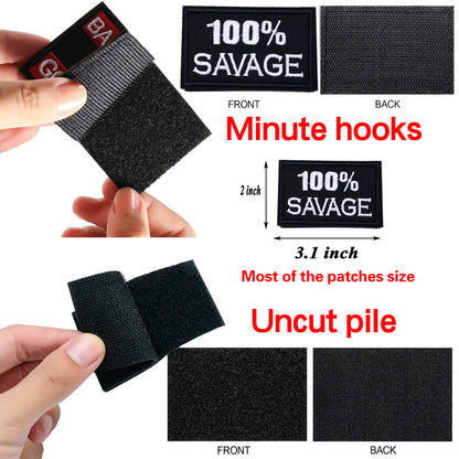 YLY Tactical Morale Embroidered Patch - 24pcs Military Funny Slogan Hook and Loop Patches for Cap,Bag,Backpack,Vest,Hat,Helmet,Gear,Uniforms