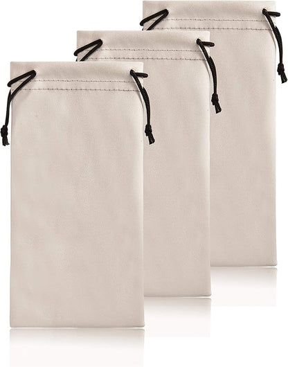 TRIUMPH VISION Soft Eyeglass Pouch 3 Pack