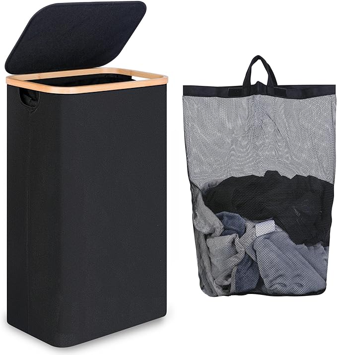 75L Slim Laundry Hamper, Narrow Laundry Basket