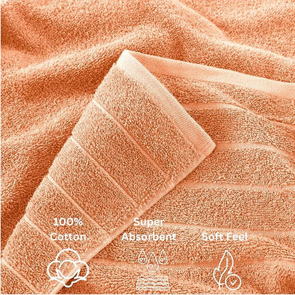 Casa Platino 100% Cotton Bathroom Towel Set