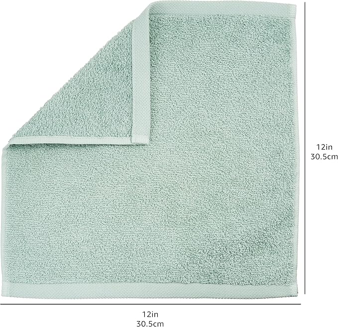 Amazon Basics Cotton Washcloths