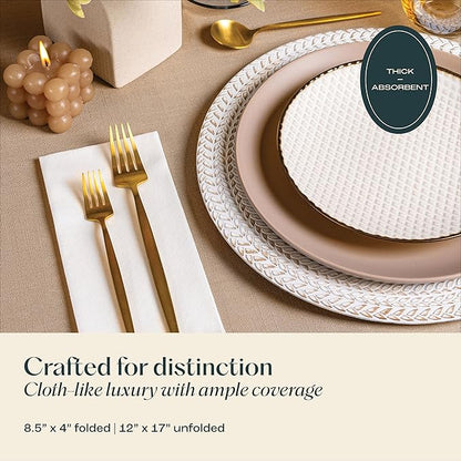 1000-Pack Servietto Disposable Linen-Feel Guest Towels
