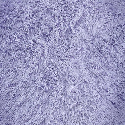 Best Friends by Sheri The Original Calming Donut Dog Bed for Large Dogs up to 100 lbs, Shag Faux Fur, Lavender, 36" x 36"