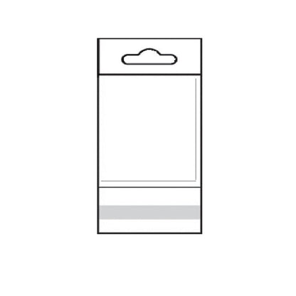 CuteBox Re-Sealable Hang Tab Poly Bags 6" x 9" 100pcs for Retail, Party Favors, Storage, Organization, Crafts, Labelling, Merchandise, Packaging, Display